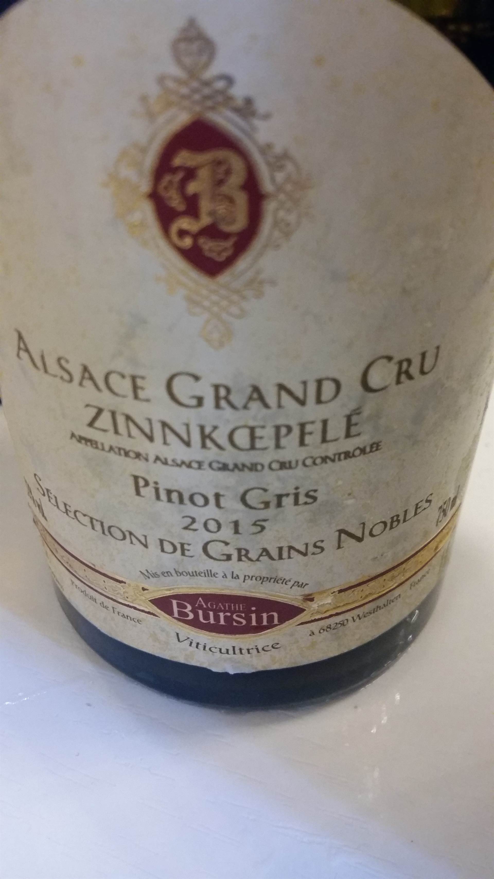 Pinot Gris Grand Cru Zinnkoepflé